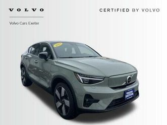 certified 2023 volvo c40 recharge pure electric twin ultimate