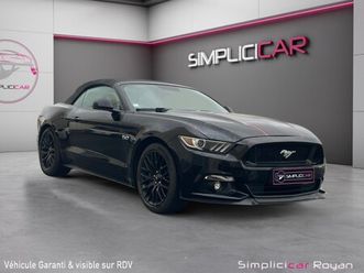 ford mustang convertible v8 5.0 421 gt auto garantie 12 mois