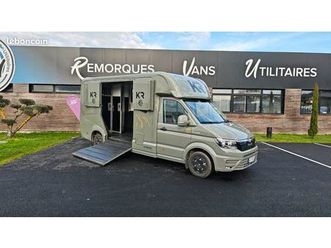 camion vl 2 chevaux krismar man 5 places assises stalles