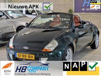 ford streetka 1.6 futura cabrio | sport | lederen bekleding | airco | nieuwe apk | nap