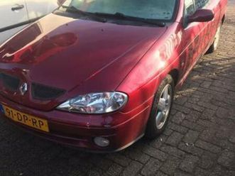 renault mégane 1.6 16v cabriolet 1999 rood — renault — marktplaats