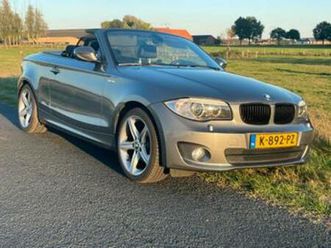 bmw 1-serie 2.0 118i cabrio 2012 grijs — bmw — marktplaats