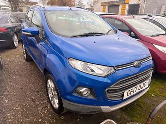 ford ecosport 1.0t ecoboost titanium suv 5dr petrol manual 2wd euro 5 (start/stop) (125 ps)