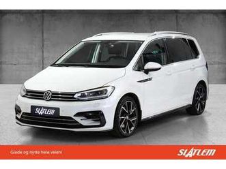 volkswagen touran 2.0 tdi r-line/190 hk/dsg/7 seter