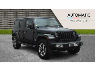 2018 jeep wrangler sahara 2.2 multijet ii 200hp 4x4 auto8 diesel