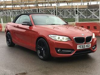 2015 bmw 2 series 2.0td 220d sport convertible 2d auto