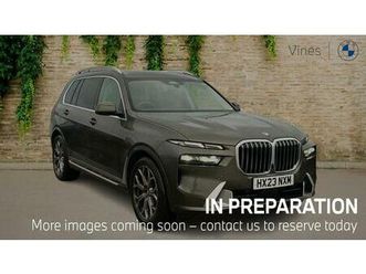 bmw x7 xdrive40i excellence 3.0 5dr