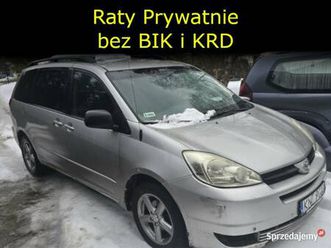 toyota sienna raty prywanie 8os nowy akumulator benzyna+gaz wroclaw - sprzedajemy.pl