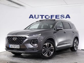 santa fe 2.0 crdi 185cv 4wd auto style 7plazas 5p # techo ele panoramico,navy,cuero