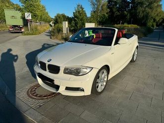 bmw 123d cabrio mit m-paket, 8-fach bereift
