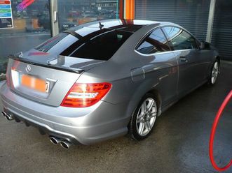 mercedes c 220 cdi coupe amg edition ahk 6 gang manuell !!