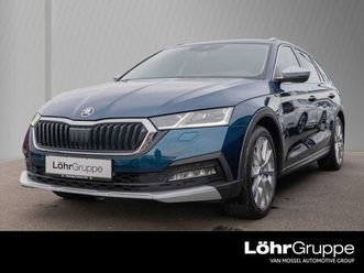 skoda octavia combi scout 2.0 tdi dsg 4x4 ahk, navi