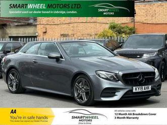 2019 mercedes-benz e class e300 amg line 2dr 9g-tronic convertible petrol automatic