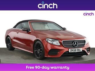 2.0 e300 amg line (premium plus) cabriolet g-tronic+ euro 6 (start/stop) 2dr