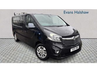 vauxhall vivaro 2900 1.6cdti biturbo 145ps h1 ltd ed nav d/cab