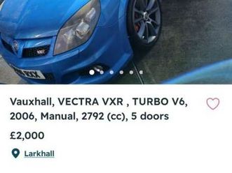 vauxhall, vectra vxr , turbo v6, 2006, manual, 2792 (cc), 5 doors