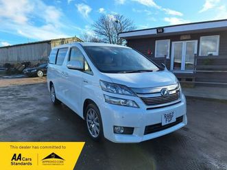 2012 toyota vellfire vellfire hybrid automatic