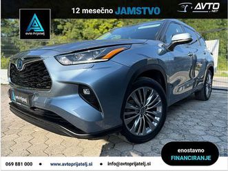 toyota highlander 2.5 hibridni hev awd premium 7sedežev