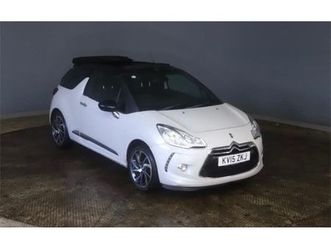 citroen ds3 cabrio 1.6 e-hdi dstyle plus convertible 2dr diesel manual euro 5 (start/stop) (90 ps)