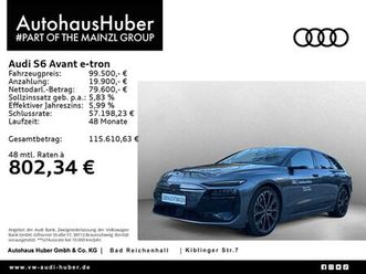audi s6 avant e-tron vollausstattung