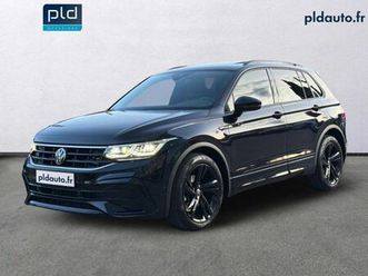 volkswagen tiguan 2023 - noir métallisée - tiguan 2.0 tdi 150ch dsg7 r-line