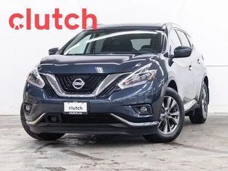 2018 nissan murano sv w/ apple carplay & android auto, heated fr
