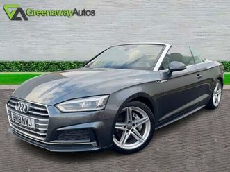2018 audi a5 2.0 tdi s line (190ps) cabriolet 2d tronic