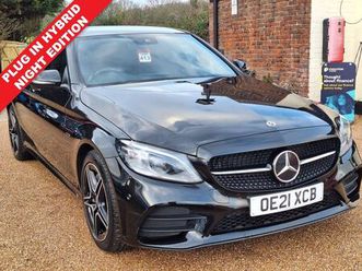 2021 mercedes-benz c-class 2.0d c300de amg line night edition premium saloon 4d