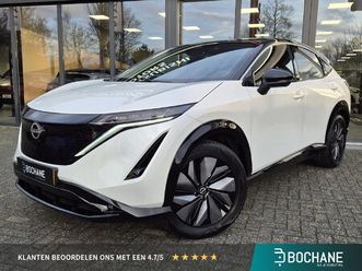 nissan ariya advance 66 kwh | batt soh 98,7% | 22kw laadcapaciteit | apple & android | all weather banden|