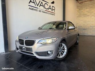 bmw serie 2 (f23) cabriolet 220d 2.0 d steptronic 190 cv boîte auto
