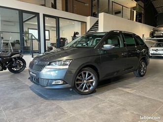 skoda fabia combi 1.0 tsi 110 ch bvm6 clever - premiere main - historique complet - carplay - camera