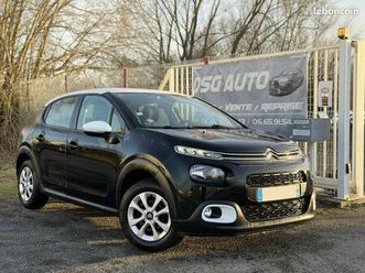 ? citroën c3 1.2 82 feel – essence – radars – ct ok 2028 – garantie 6 mois incluse – état excellent ?