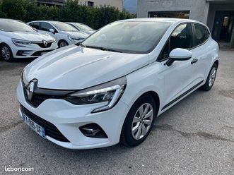 183 euros ttc par mois : clio 5 société média nav 2021 essence 1 ére main historique complet renault 7491