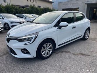183 euros ttc par mois : clio 5 sté 2 places média nav 2021 essence 1 ére main historique complet renault 7491