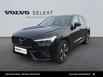 volvo xc60 t6 awd hybride rechargeable 253 ch+145 ch geartronic 8 plus style dark 5p