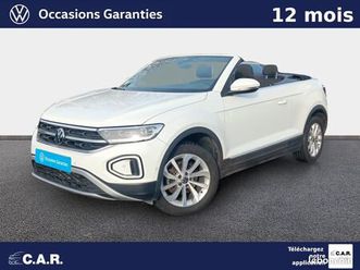 volkswagen t-roc cabriolet 1.0 tsi 110 start/stop bvm6 style