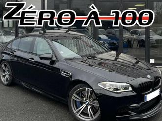 bmw m5 f10 phase 2 individual v8 4.4 turbo dkg7 560 cv carnet & suivi complet noir saphir m...