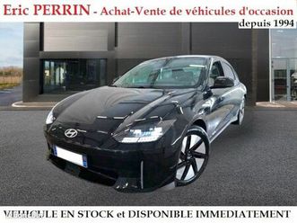 hyundai ioniq 6 électrique créative 77 kw – 229 ch – autonomie 537 km - 12/2023 – garantie usine - 29.000 km – noire intérieur beige - tva récupérable pour taxi