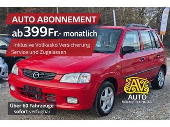 demio 1.5i-16 auto-abo möglich ab chf 399.– inkl. vollkasko | km unbegrenzt