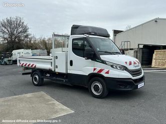 iveco daily benne coffre bas gaz naturel 35s14 de 2.80 clim boite auto