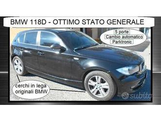 bmw 118 118d cat 5 porte futura dpf