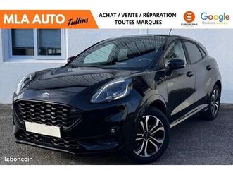 faible km◊​ford puma 1.0 flexifuel 125ch mhev st-line / pack sécurité intégrale ⭐​