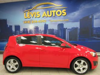 chevrolet sonic 2016 lt rs turbo automatique sieges chauffant ca