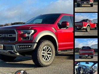 très beau ford f150 raptor de 2017 - v6 - 3,5l - ba - 57 520 kms - rouge rubis métallisé