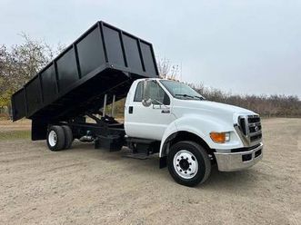 2013 ford f650 super duty 17ft dump truck