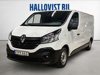 renault trafic skåpbil lång manuell 120hk inredning drag