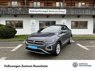 volkswagen t-roc cabriolet 1,0 tsi style (navi+led+rearview