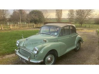 1957 morris minor vert manuel, 4 vitesses conduite à droi...