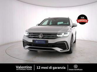 volkswagen tiguan allspace 2.0 tdi 200 cv scr dsg 4motion r-line del 2020 usata a roma