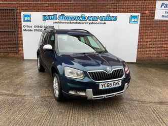 2016 skoda yeti outdoor diesel hatchback 2.0 se l tdi scr 5dr hatchback diesel manual